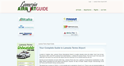 Desktop Screenshot of lameziaairport.com
